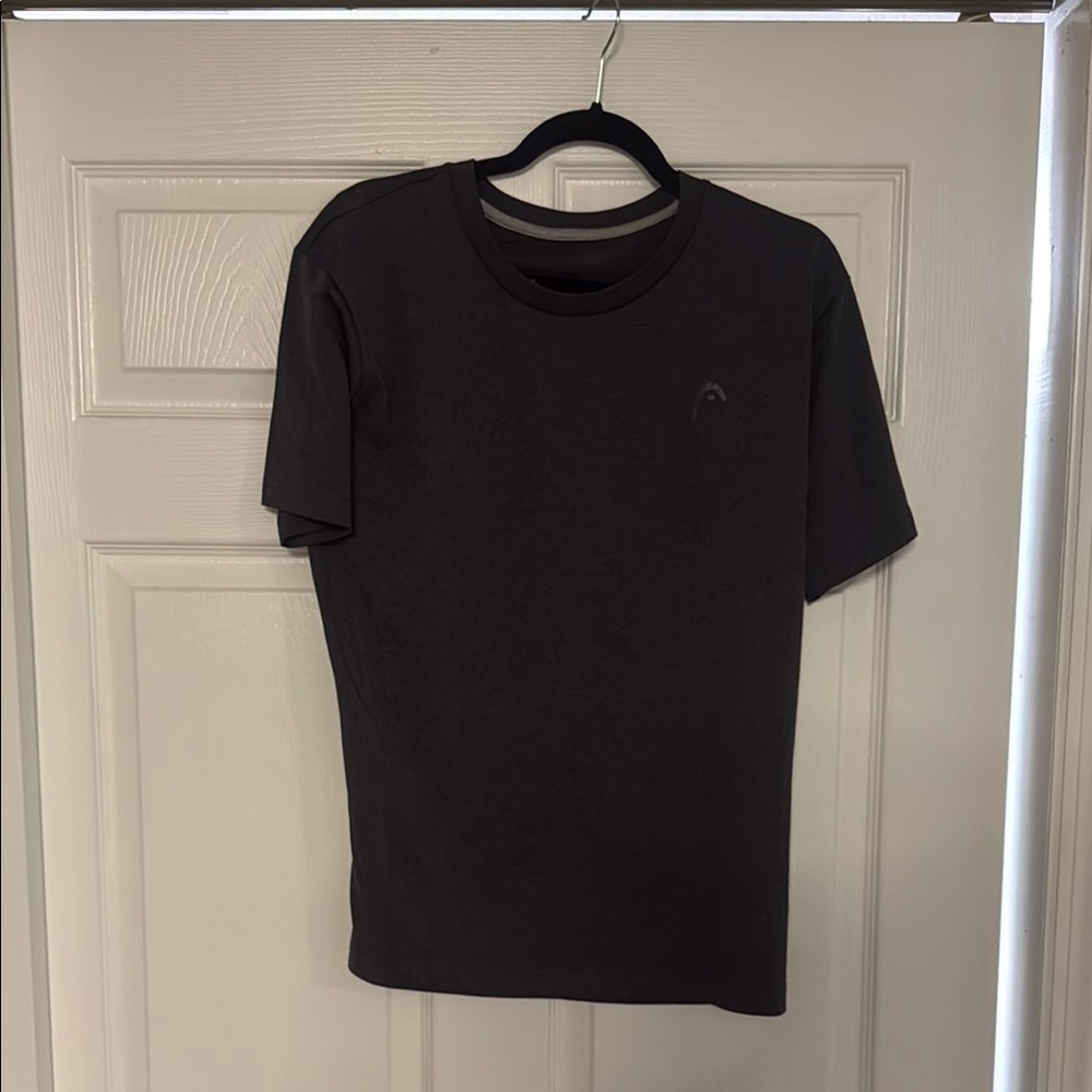 Lot of 3 Head shirts, Black, Dark Grey and Orange Gym shirt, size Med